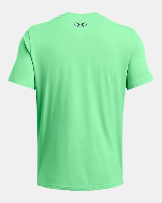 Men's UA Boxed Sportstyle Short Sleeve T-Shirt in Green image number 3